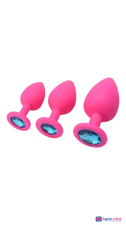 Set of anal plugs 3 pieces 