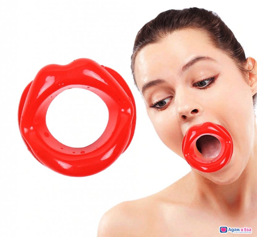 Silicone mouth expander - Red