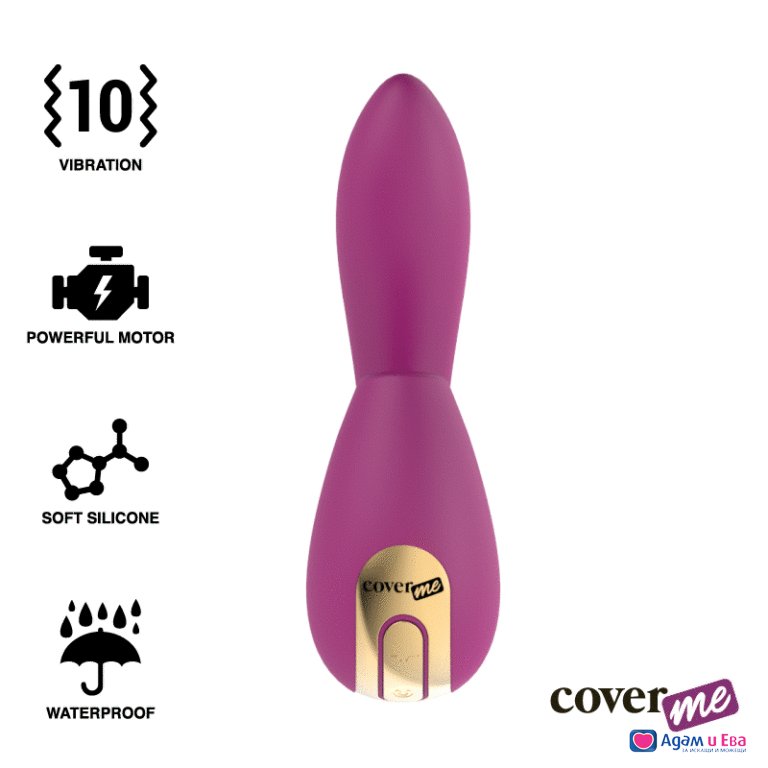 Clit stimulator and powerful G-spot vibrator