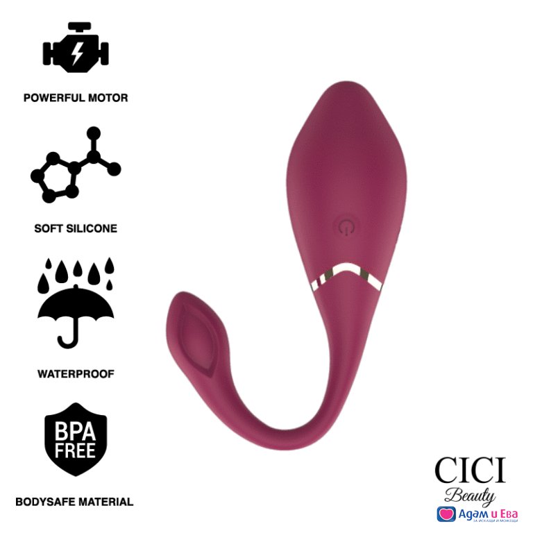 Cici Beauty Remote Control Vibrating Egg