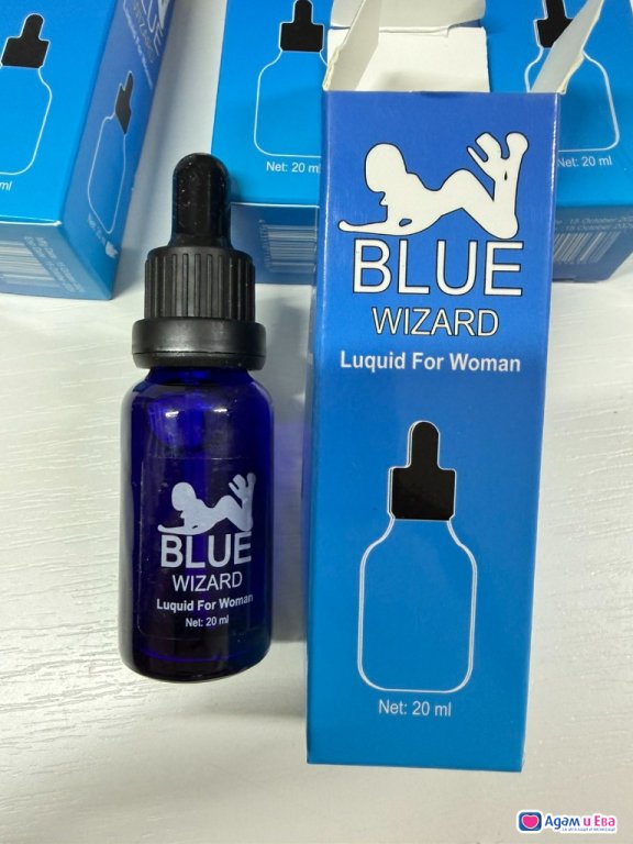 Blue Wizard – Strong drops for female libido and arousal, 20 ml