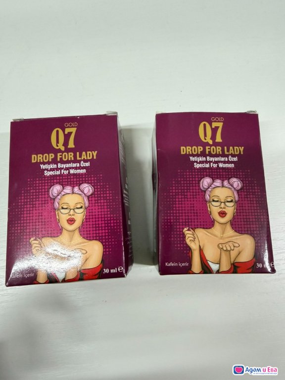 Gold Q7 Drop for Lady Виагра за Жени