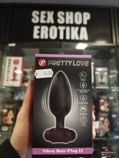 Anal butt expander with vibration from Sex Shop Erotika