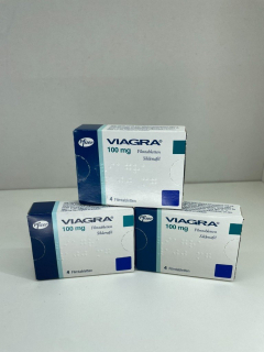 Виагра Viagra Pfizer 4x100Mg 3 х кутии 12 таблетки