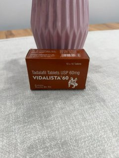 Vidalista 60 (Tadalafil) – 1 box = 100 tablets x 60 mg