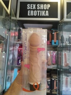 Sex Shop Erotica - Vibrator silicone 19cm sexy penis for women