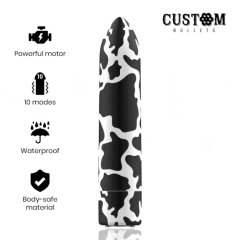 Mini vibrator black white CUSTOM BULLETS