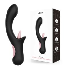 twin vibrator on Winyi's clitoris