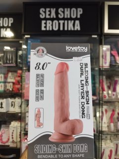 Big Dildo Cock 20cm realistic beautiful with double layer of lea