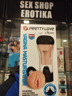 Путка Мастурбатор с вибрация дискретно от Sex Shop Erotika