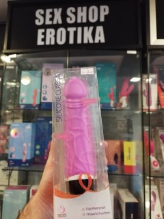 Vibrator Silicone 19cm thick embossed cock dream from Sex Shop E