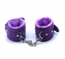 Handcuffs with fluff - Purple - Снимка 2