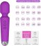 Powerful mini vibrator massager purple 20cm - Снимка 1