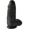 Thick realistic dildo with testicles and suction cup - Снимка 0