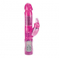Vibrator bunny with a rotating end and pearls - Снимка 0