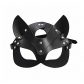 Erotic face mask, sexy mask - Sexy kitten - Black - Снимка 3