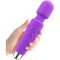 Powerful mini vibrator massager purple 20cm - Снимка 2