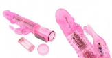 Vibrator bunny with a rotating end and pearls - Снимка 3
