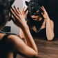 Еротична маска за лице , секси маска - Секси коте - Black - Снимка 1