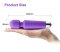 Powerful mini vibrator massager purple 20cm - Снимка 4