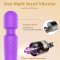 Powerful mini vibrator massager purple 20cm - Снимка 7