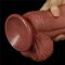 Thick double layer silicone realistic dildo with testicles - Снимка 5