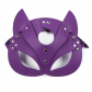 Erotic face mask, sexy mask - Sexy kitten - Purple - Снимка 0