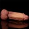 Thick double layer silicone realistic dildo with testicles - Снимка 2