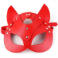 Erotic face mask, sexy mask - Sexy kitten - Red - Снимка 0