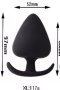 Butt Plug ANAL 62mm.  52mm.Silicone - Снимка 14